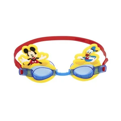 Bestway deluxe goggles mickey (one pair of goggles, 1 assorted character designs) age 3+